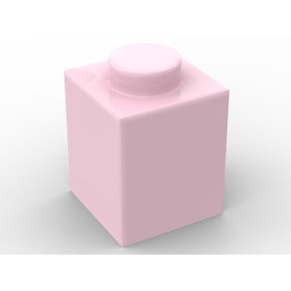 Lego alternative Q-Bricks Teil 3005 30071 35382 - Stein 1 x 1 - Rosa
