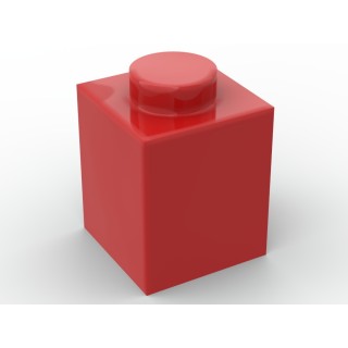 Lego alternative Q-Bricks Teil 3005 30071 35382 - Stein 1 x 1 - Rot