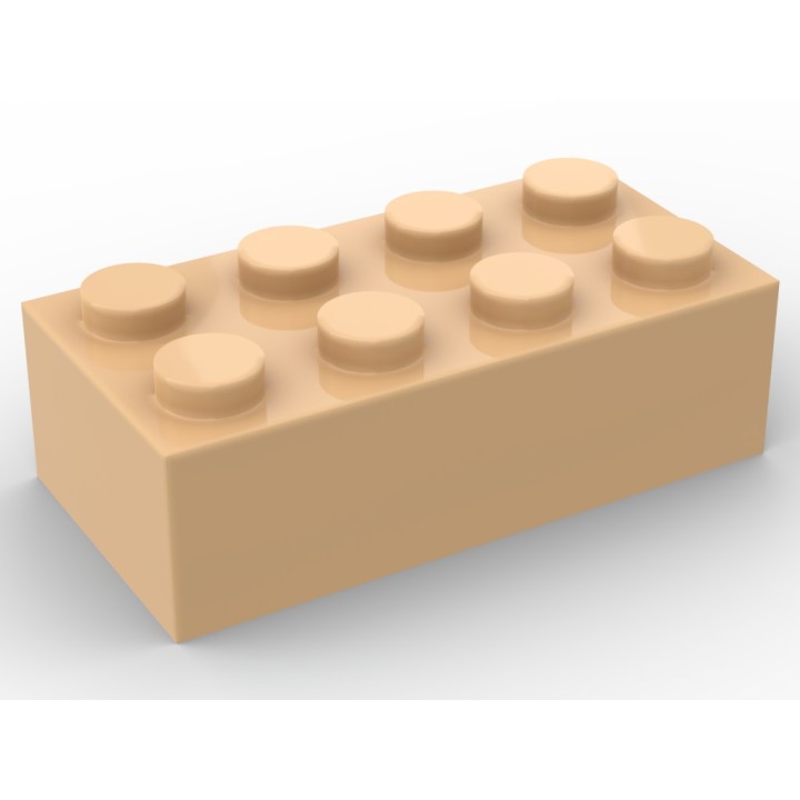 copy of copy of copy of copy of copy of copy of Lego alternative Q-Bricks Teil 3001 - Stein 2 x 4